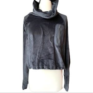 SALE🌈🌈🌈 NWOT Free people movement pullover velour black M